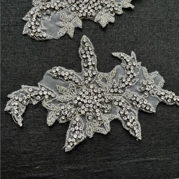 Beaded Rhinestone Appliqués - Picture 5 of 15